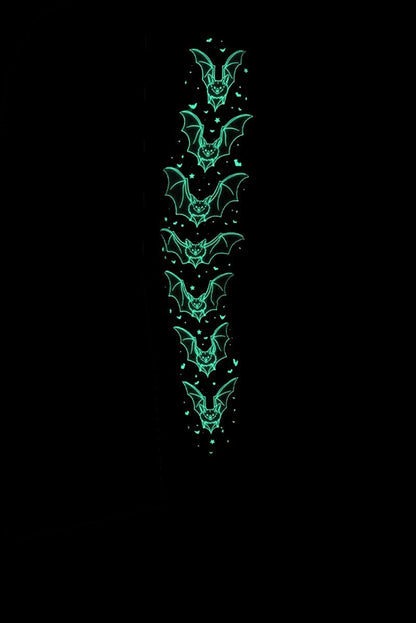 Bat Outline Glow Leggings