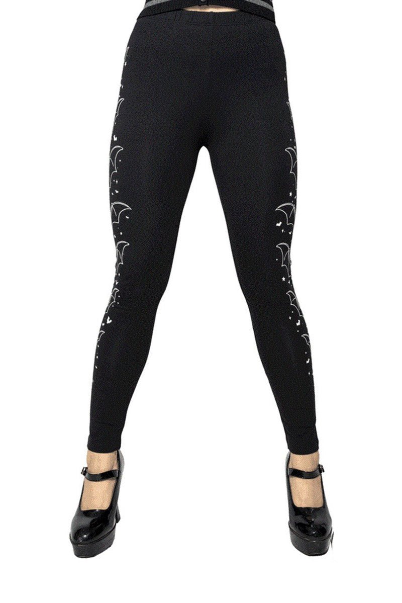 Bat Outline Glow Leggings