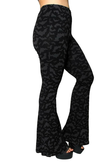 Bat Repeat Flare Leggings