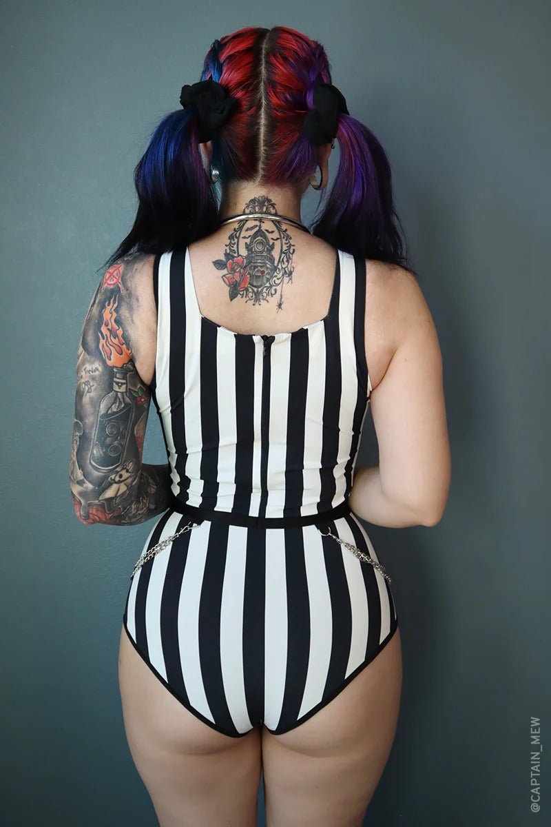 Beetle Chain One Piece Swimsuit
