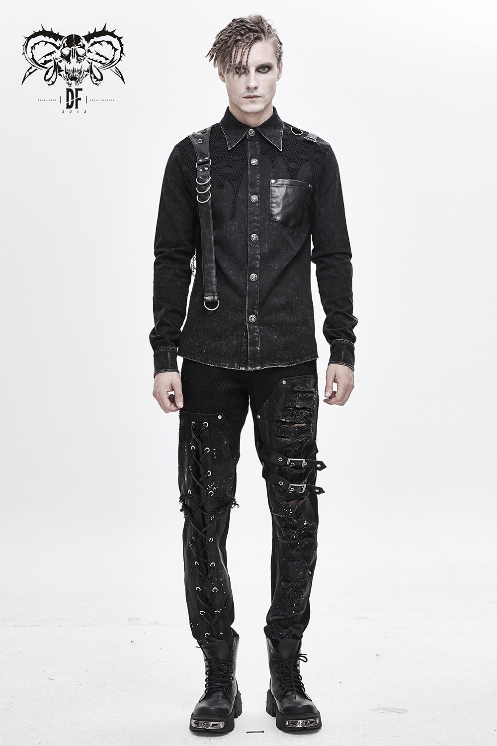 Biopunk Distressed Top