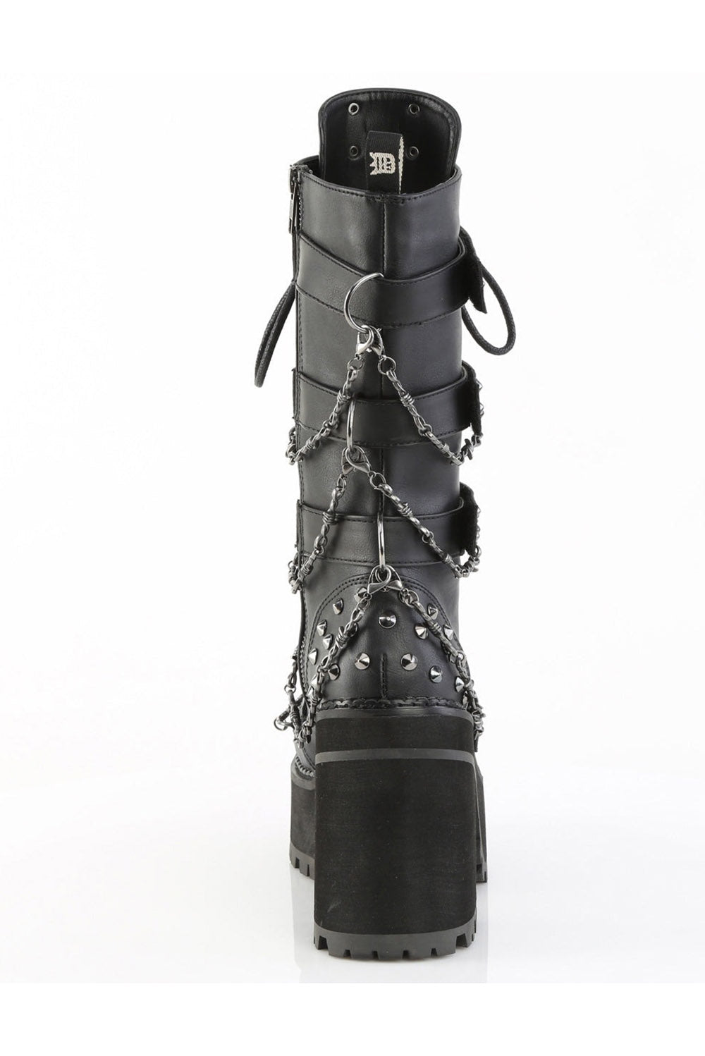 Black Sacraments Studded Punk Boots [ASSAULT-117]