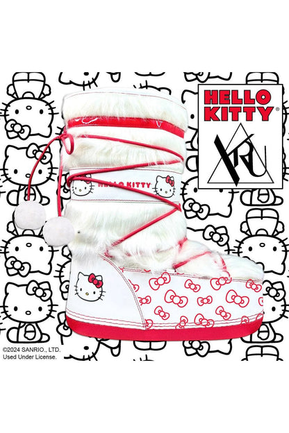 Blizz Hello Kitty Snow Boots [White/Red]