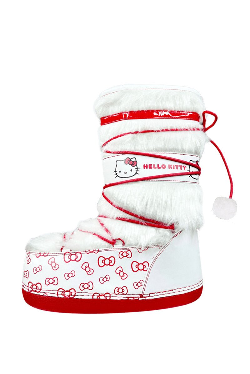 Blizz Hello Kitty Snow Boots [White/Red]