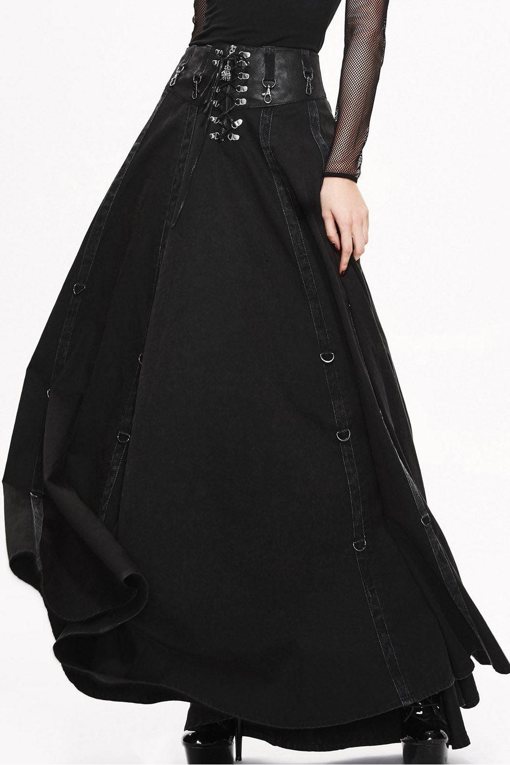 Bustle Harness Maxi Skirt