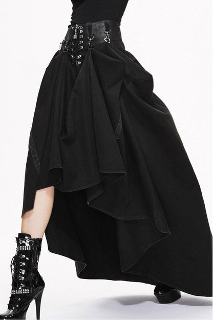 Bustle Harness Maxi Skirt