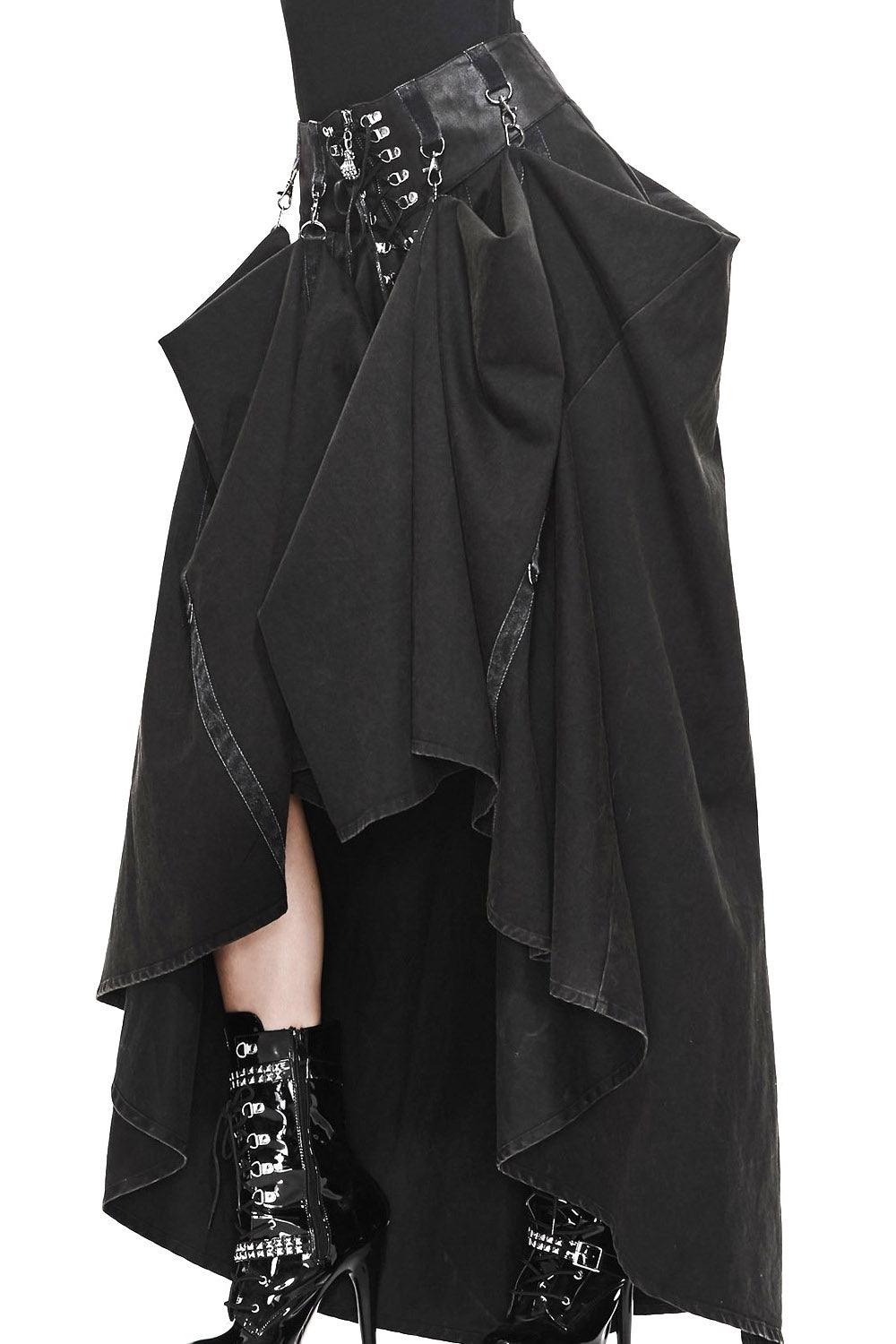 Bustle Harness Maxi Skirt