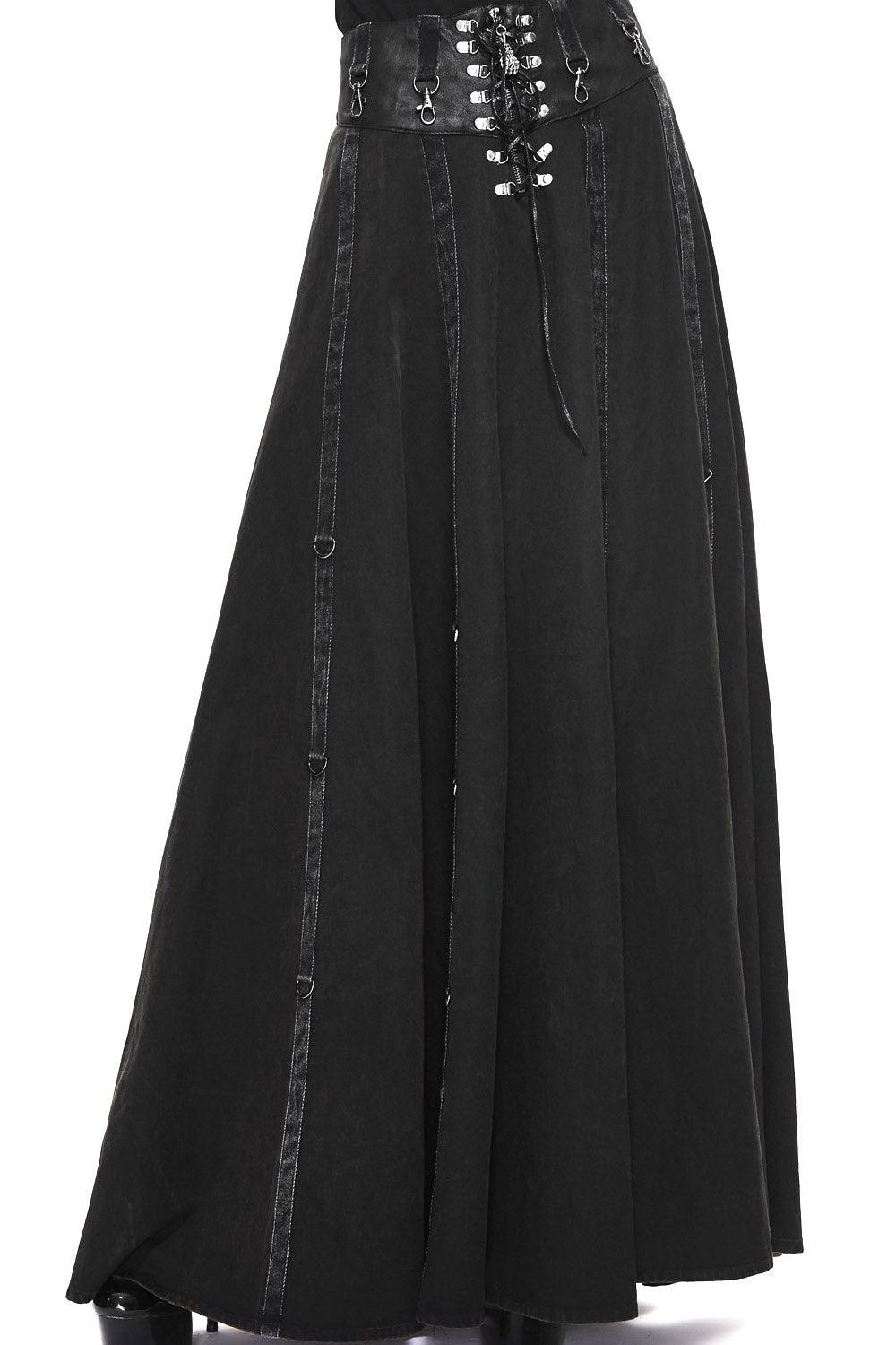 Bustle Harness Maxi Skirt