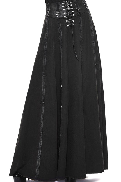 Bustle Harness Maxi Skirt