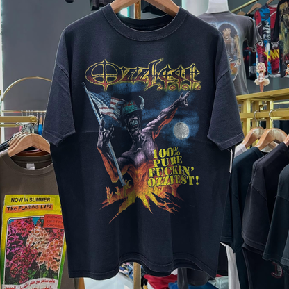 2003 Ozzfest '100% Pure F*ckin' Mayhem' Rare Washed Black T-Shirt