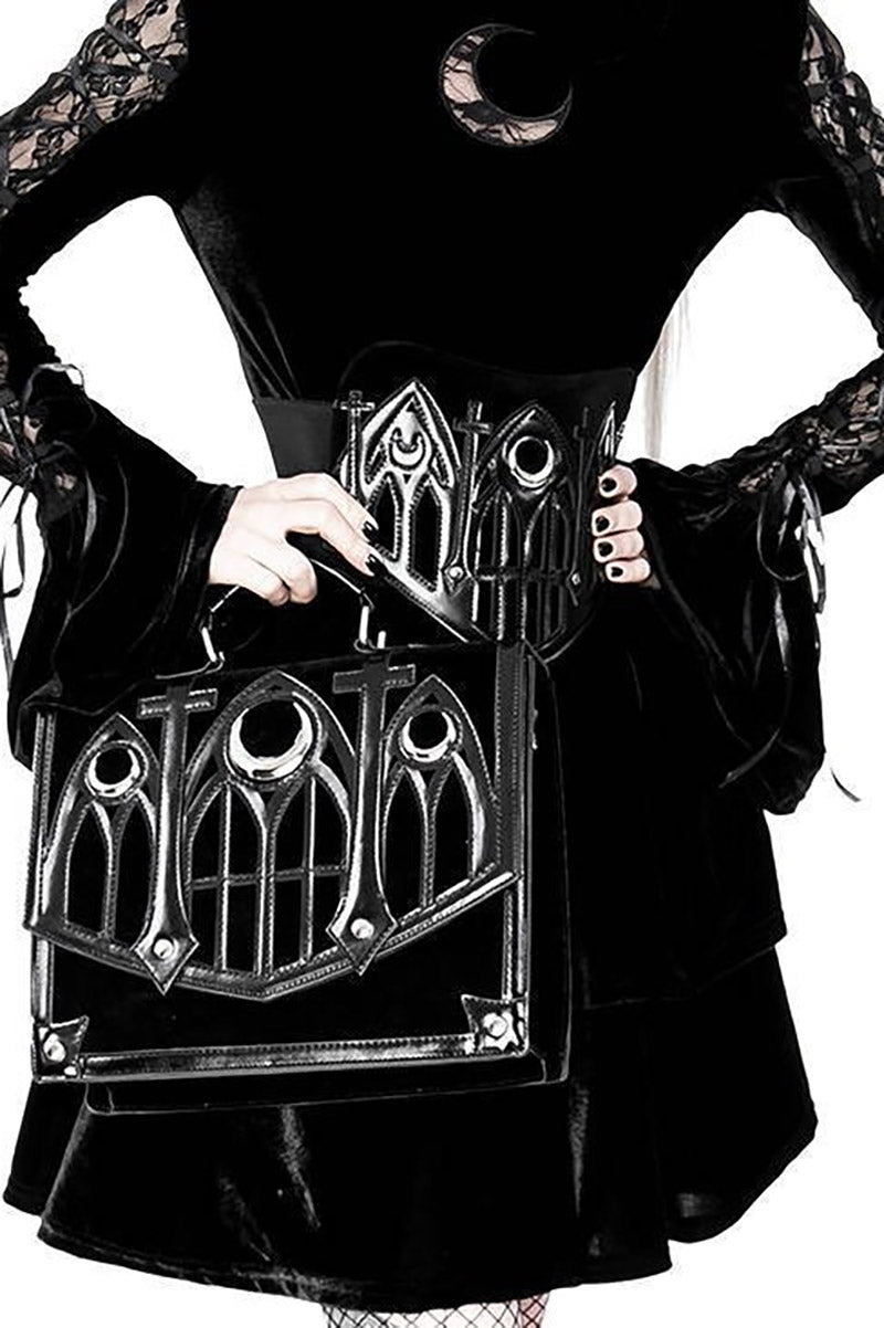 Cathedral Waist Belt With Triple Moon