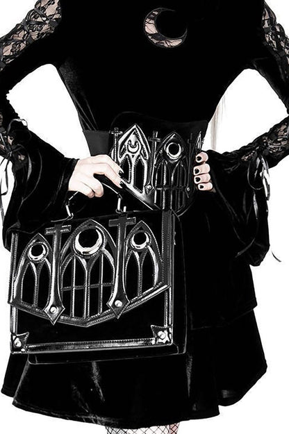 Cathedral Waist Belt With Triple Moon