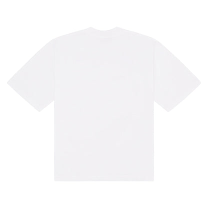 Checked Marni Logo Tee | White