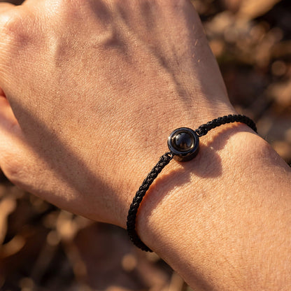 Personalized Circle Photo Bracelet