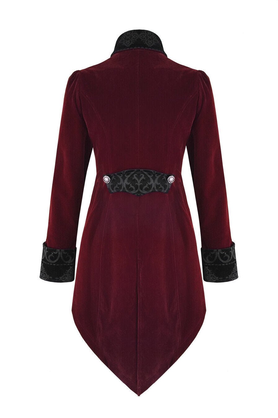 Crimson Blood Victorian Goth Coat