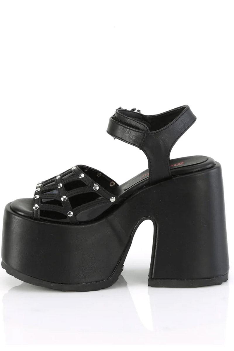 Cruella Platform Sandals [CAMEL-17]