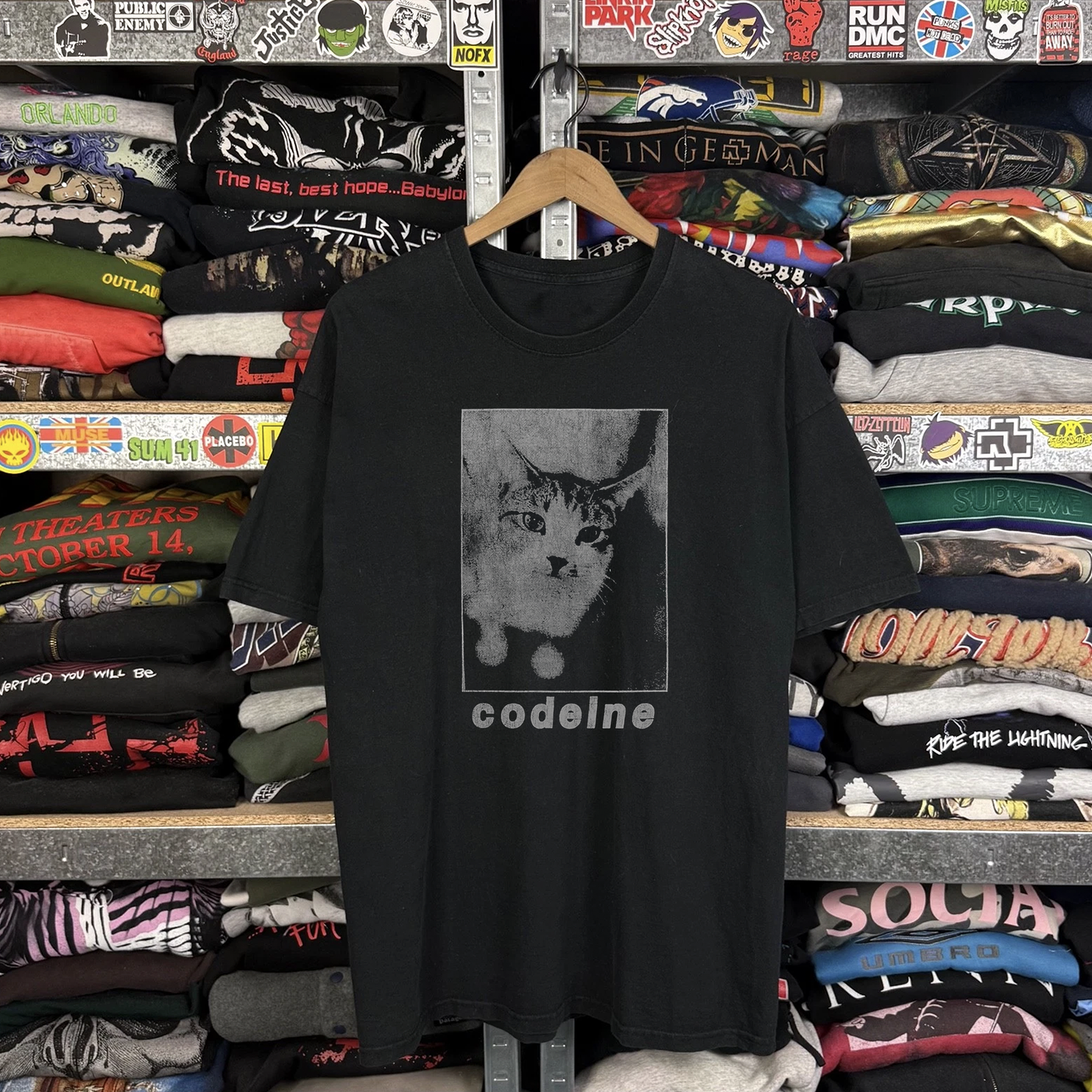 Rare Codeine Washed Black Tee