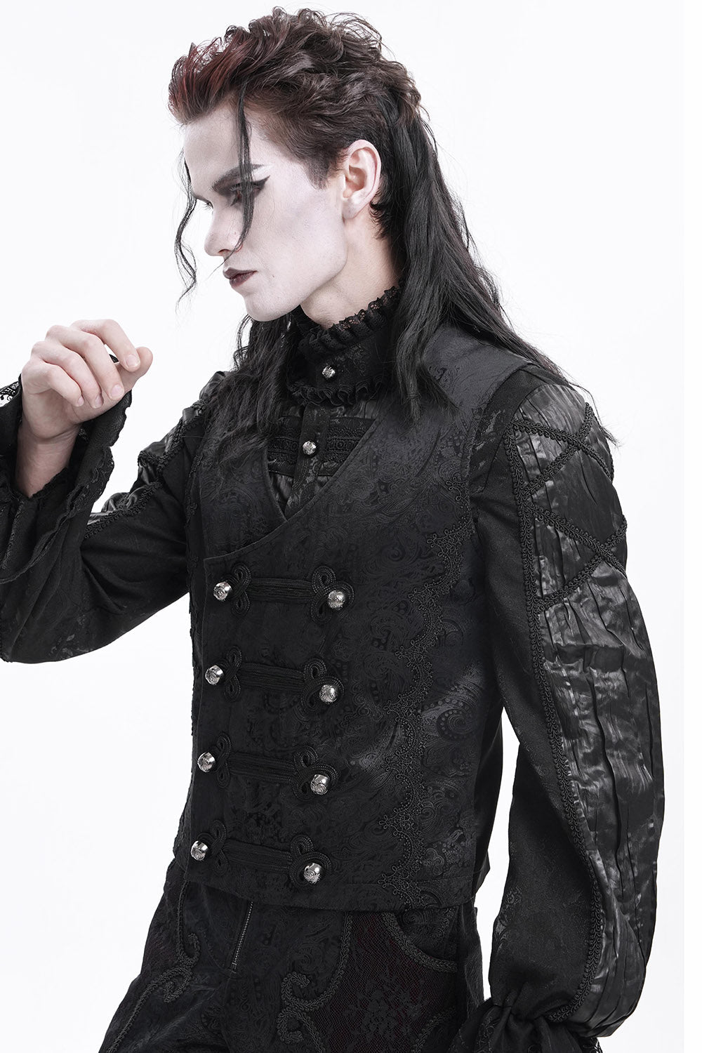 Black Butcher Damask Vest