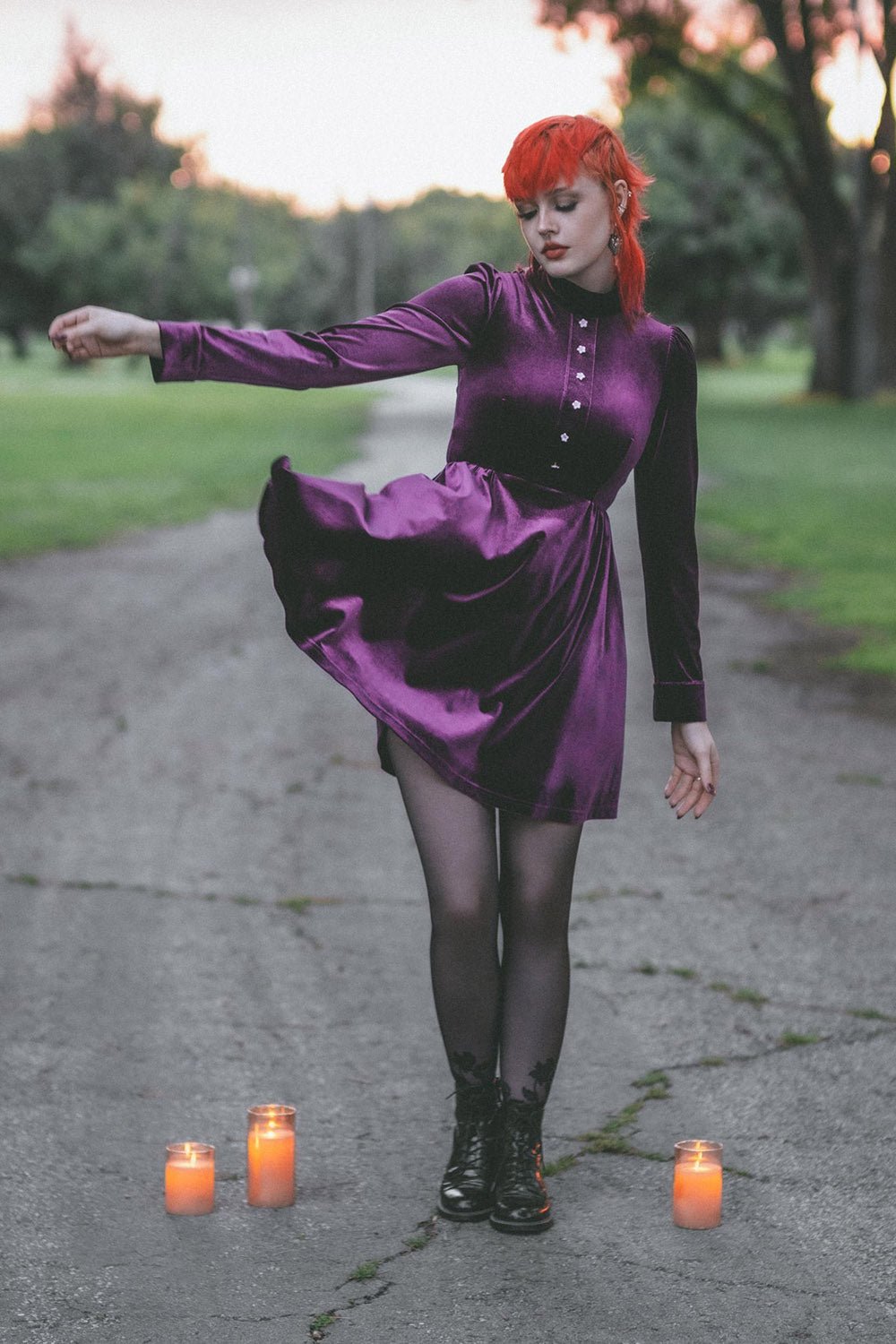 Daphne Dress [PURPLE]
