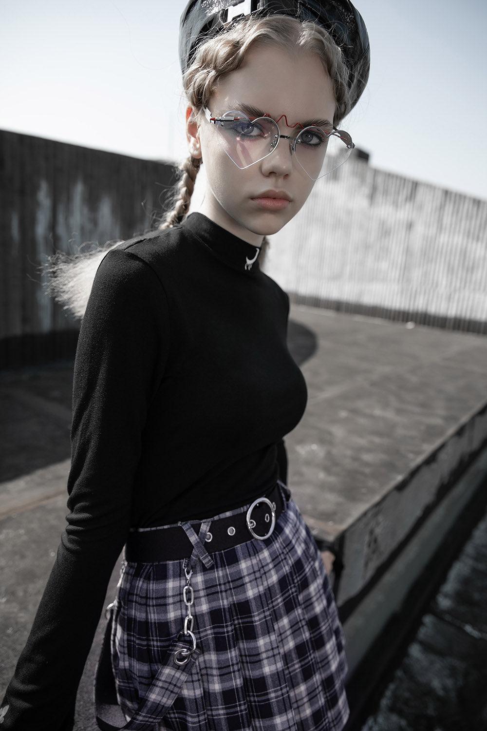 Dark Academia Skater Skirt