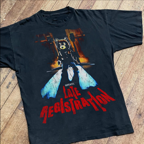 Late Registration Washed Black T-Shirt