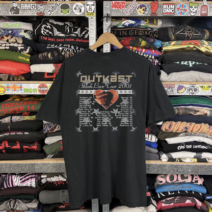 2001 Outkast Stank Love Tour Washed Black Tee