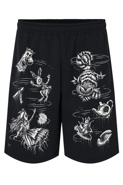 Alice In Wonderland Sweat Shorts [Unisex]