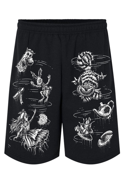 Alice In Wonderland Sweat Shorts [Unisex]