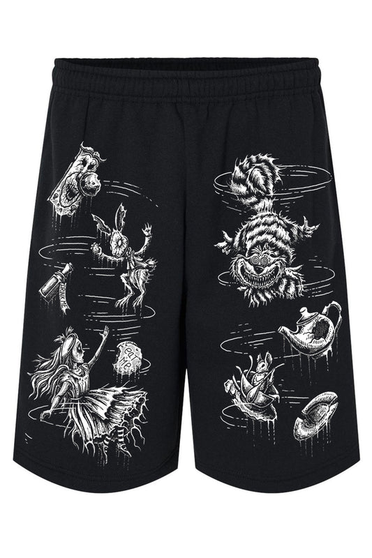 Alice In Wonderland Sweat Shorts [Unisex]