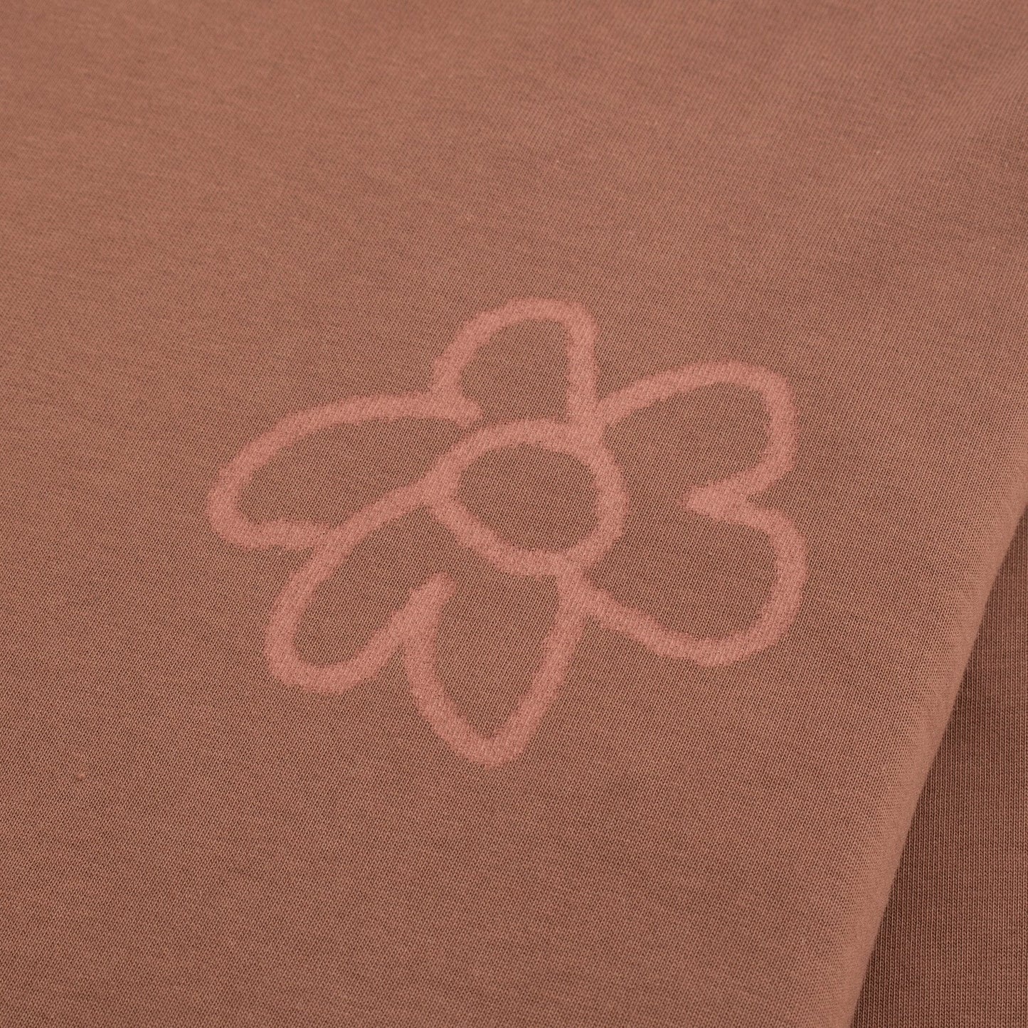 Flower Doodle L/S Tee | Brown