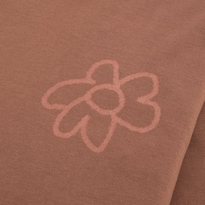 Flower Doodle L/S Tee | Brown