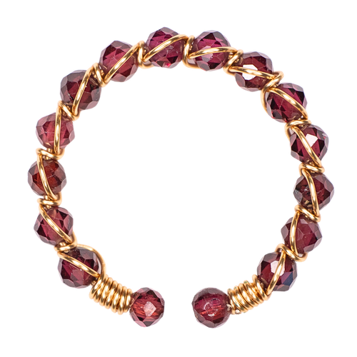 Garnet Crystal Ring