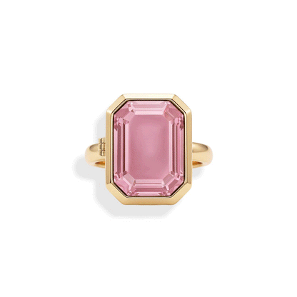 Personalized Cocktail Locket Ring