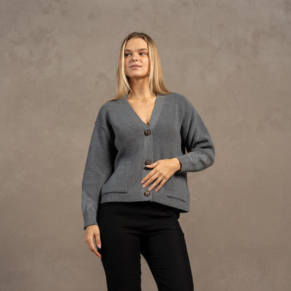 Women's Merino Cardigan Hazel