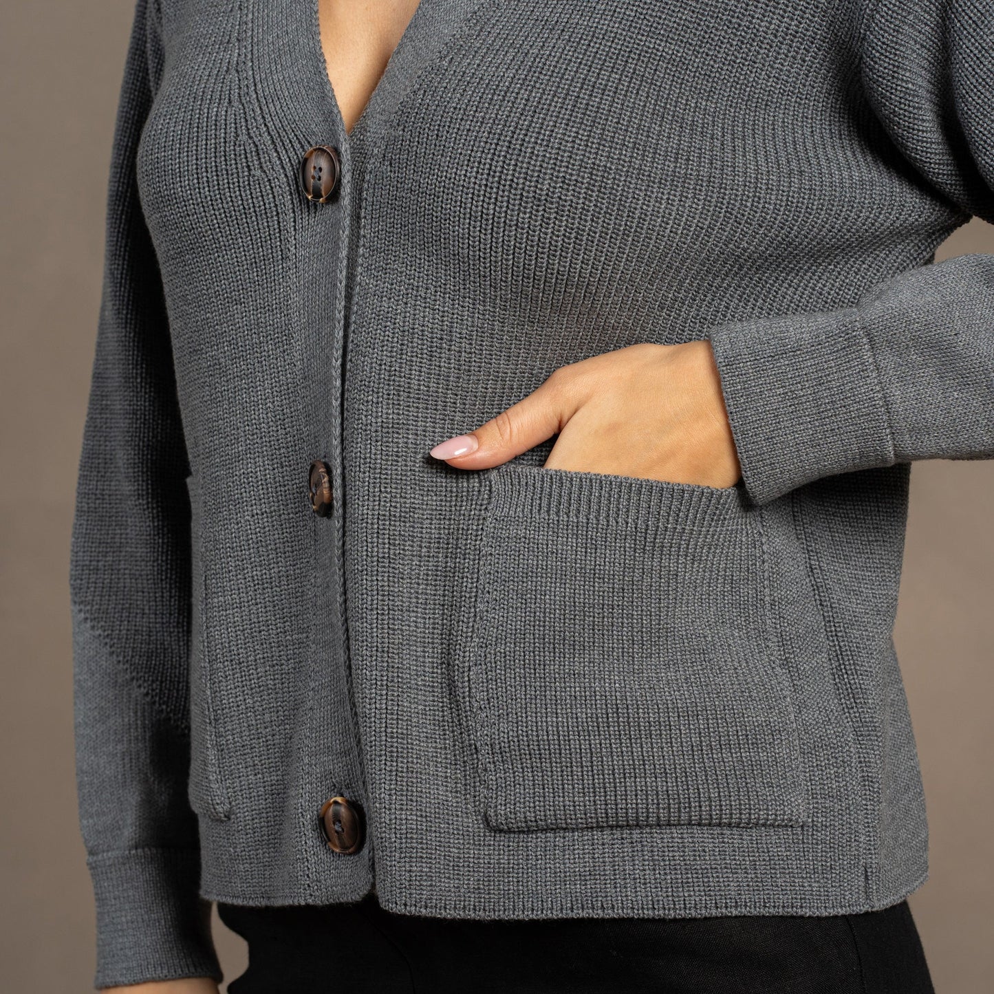 Women's Merino Cardigan Hazel
