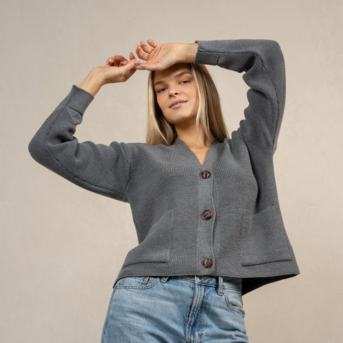 Women's Merino Cardigan Hazel