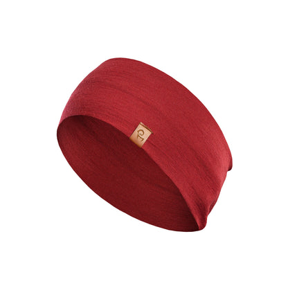 Women's Merino Headband Royal Cherry