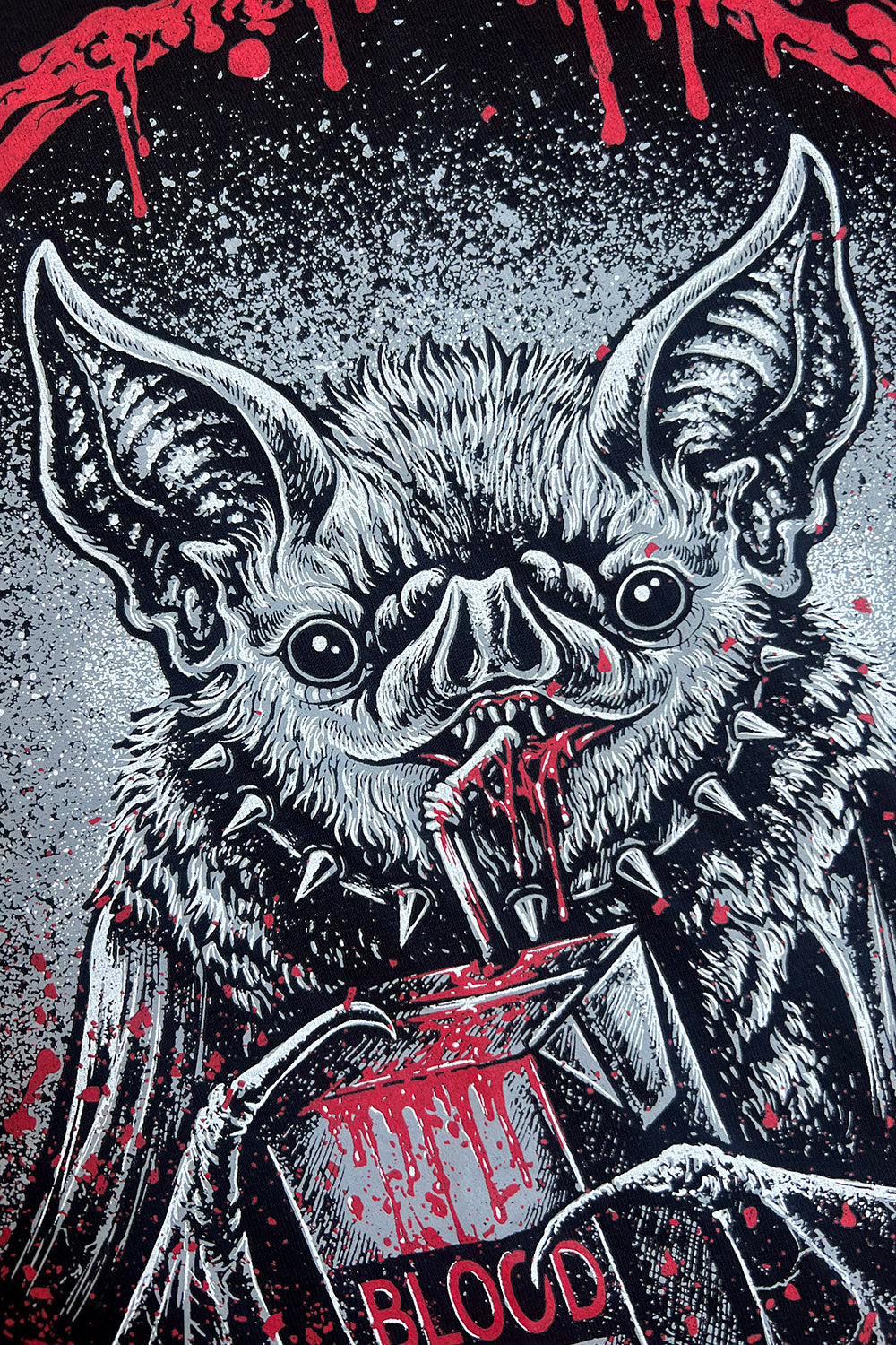 Bat Blood Snack Time Sweatshirt