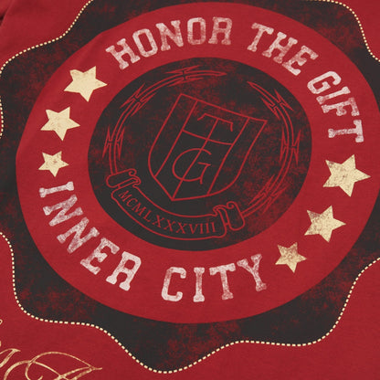 HTG Seal Logo Tee | Brick