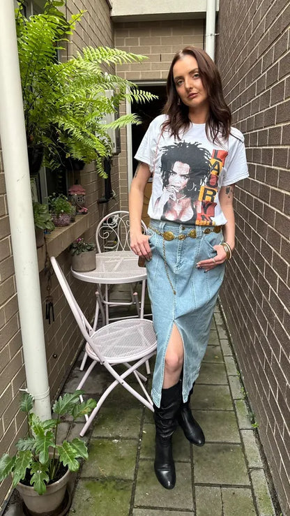 1999 Lauryn Hill Tour Washed White Tee
