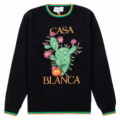 Intarsia Sweater | Cactus et Orange