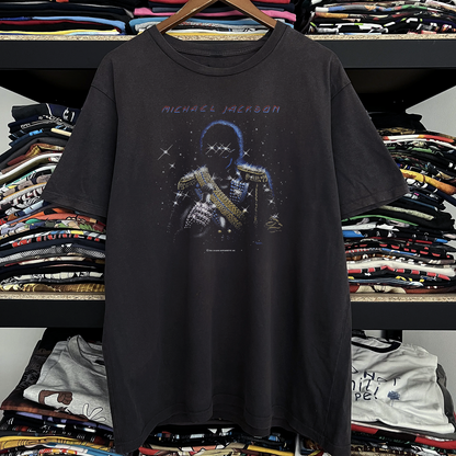 1984 Michael Jackson Washed Black Tee