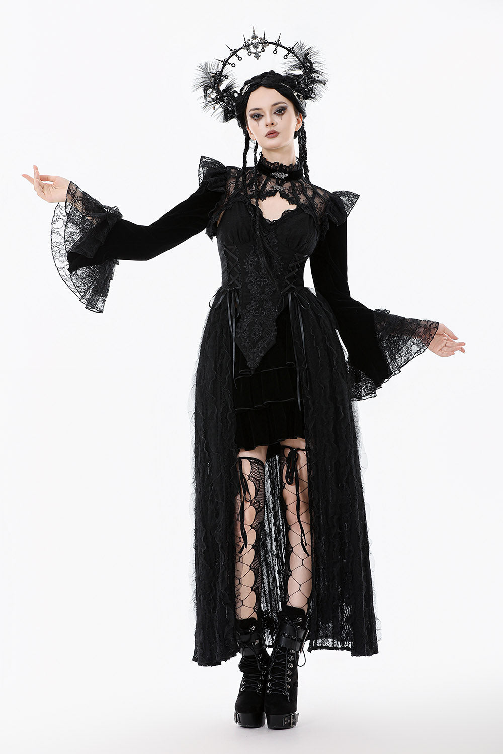 Castle Corridor Long Sleeve Shrug
