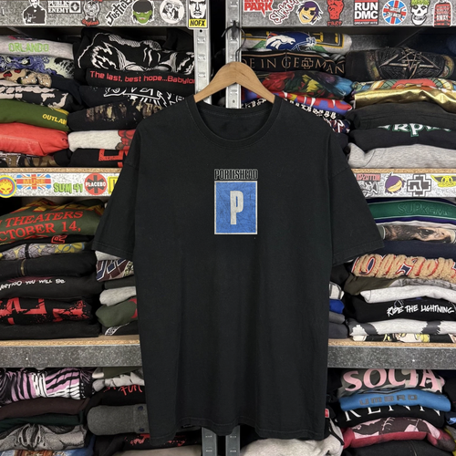 90s Portishead Washed Black Tee