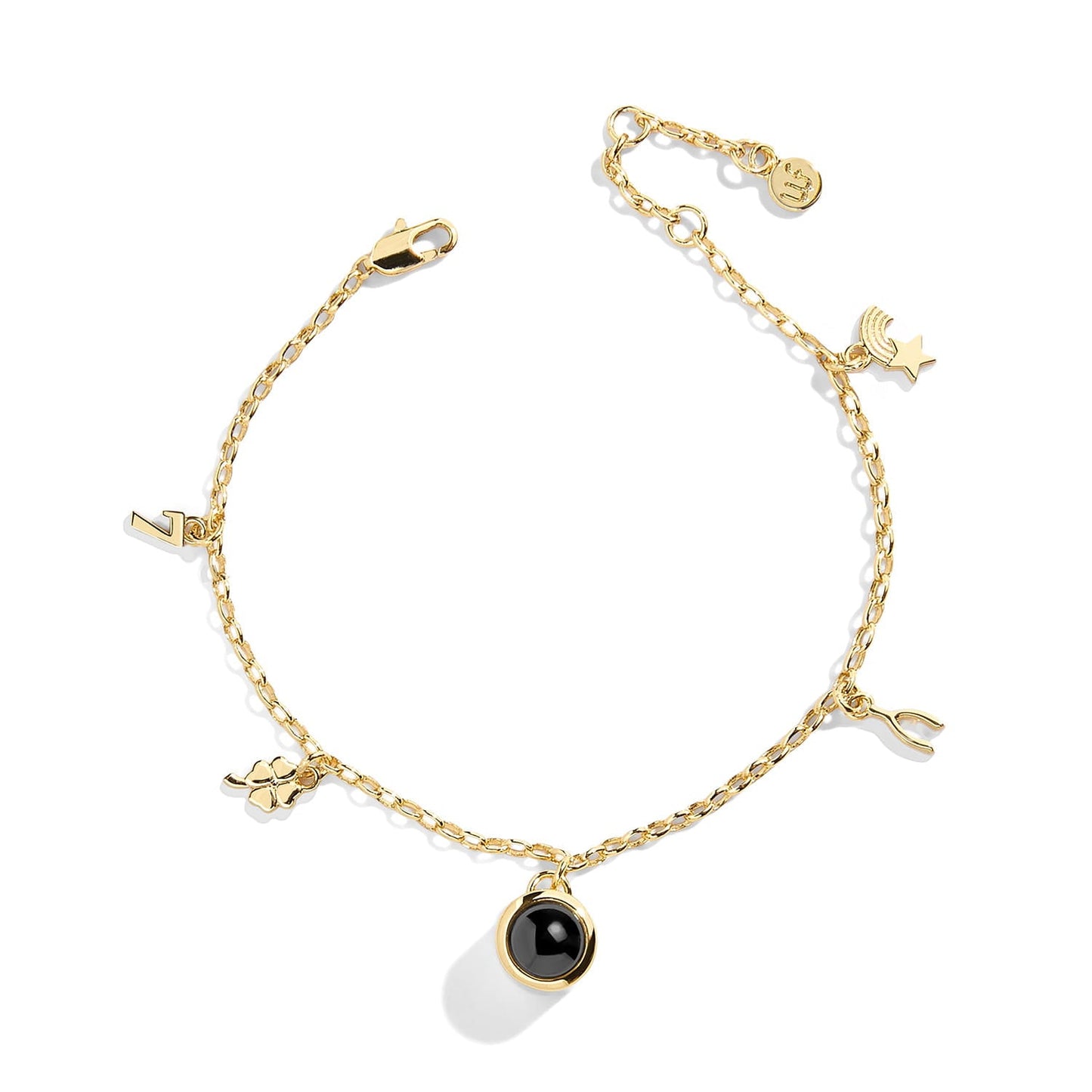 Personalized Mini Charm Photo Bracelet