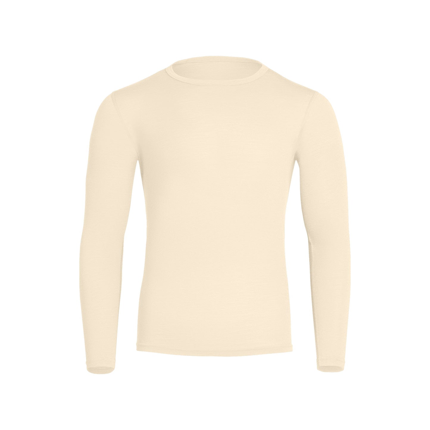 Men's 160 Merino Long Sleeve Crew Natural