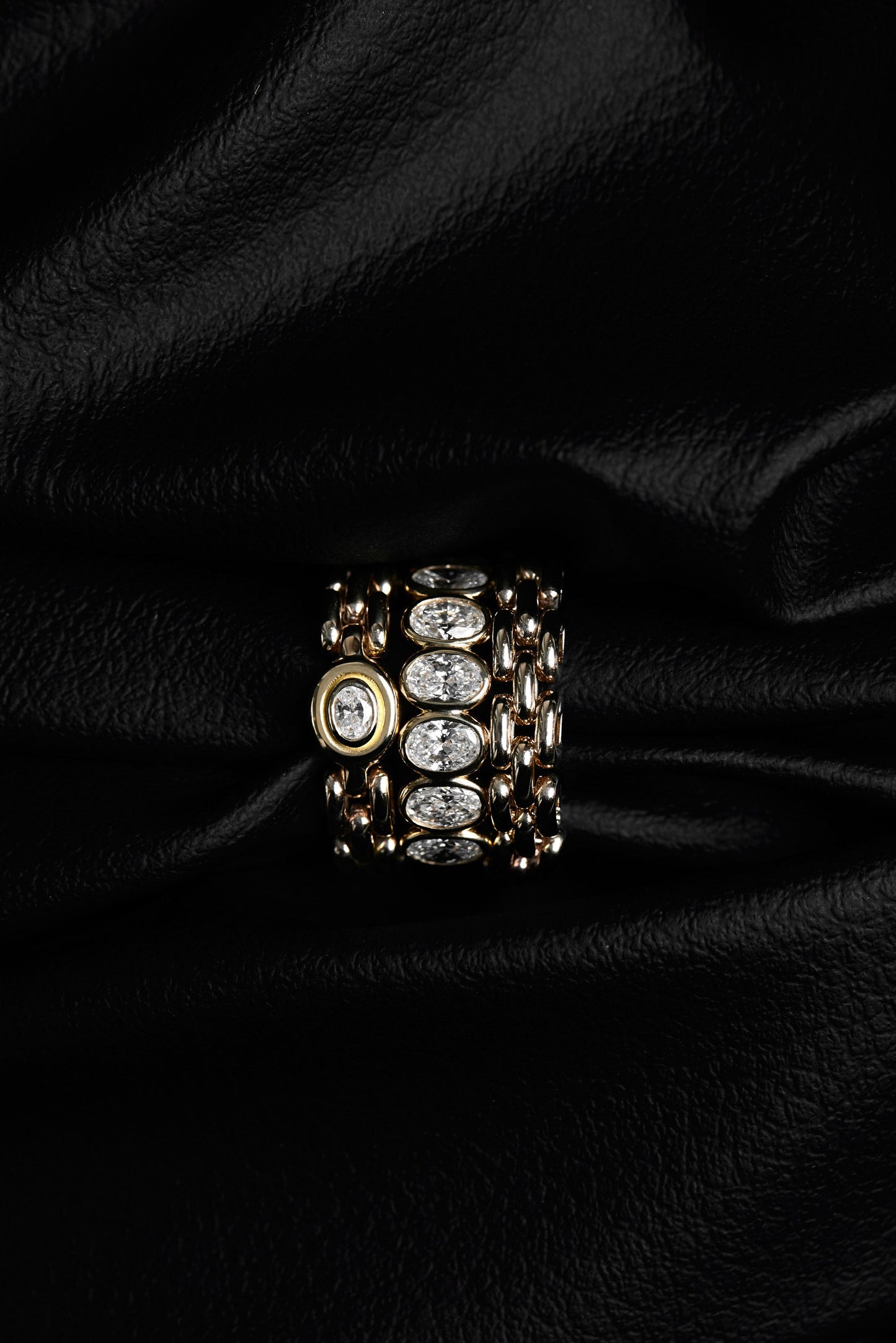 Margot Chain Ring | 9K Yellow Gold
