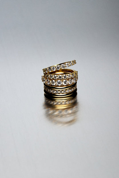 Double Band Georgie Ring | 18K Yellow Gold