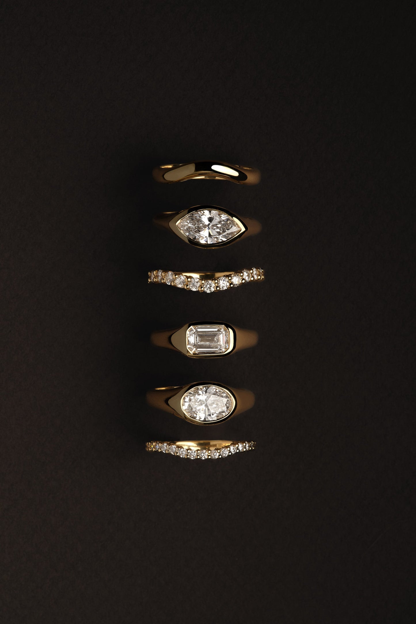 Insignia Diamond Band | 18K Yellow Gold