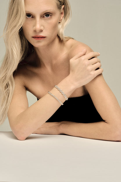 Margot Bracelet | Silver or 9K White Gold